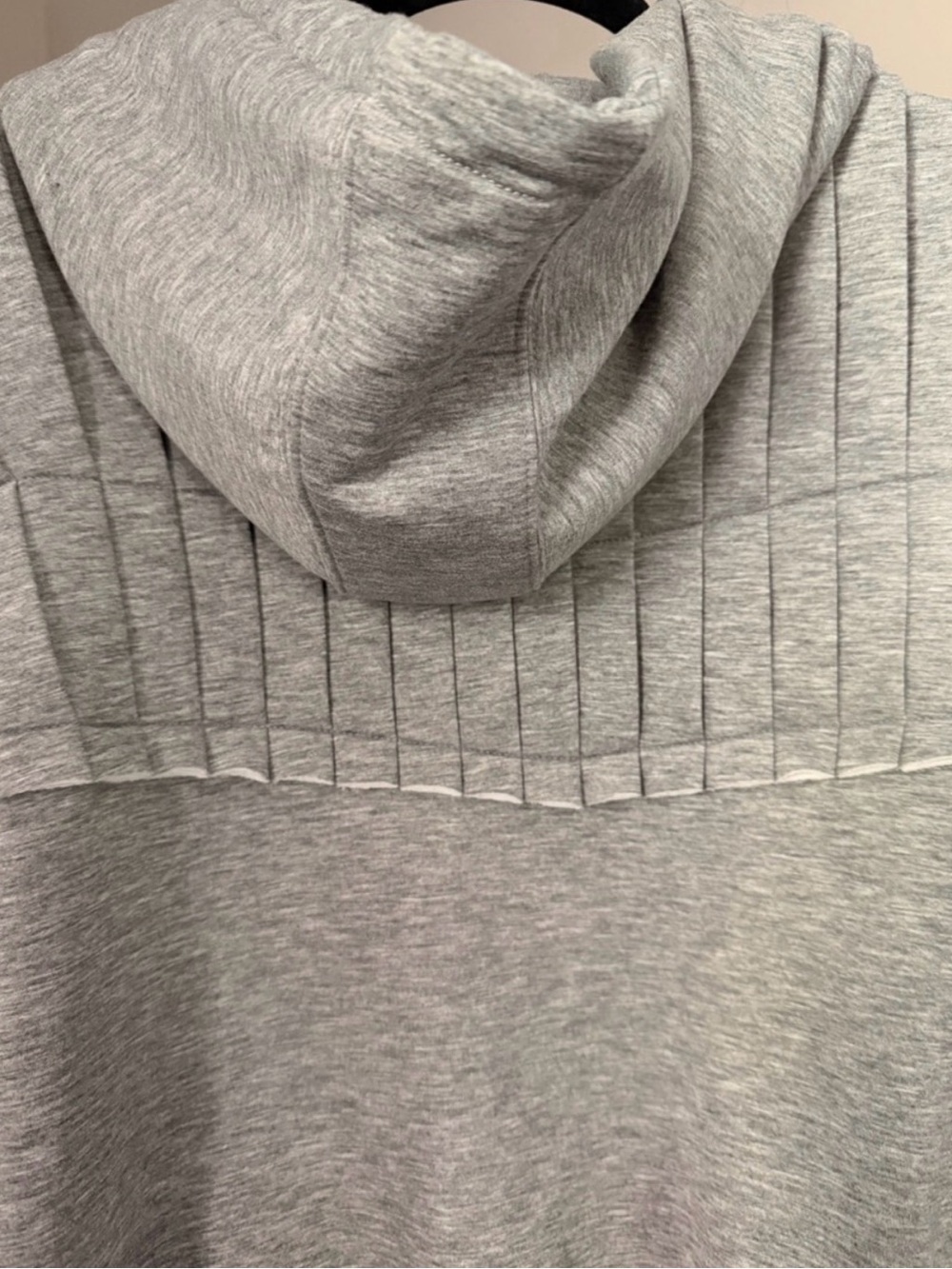 Free People Gray Ribbed Hooded Sweater - Picture 6 of 7